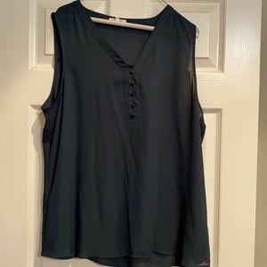 Maurices sleeveless top XXL green